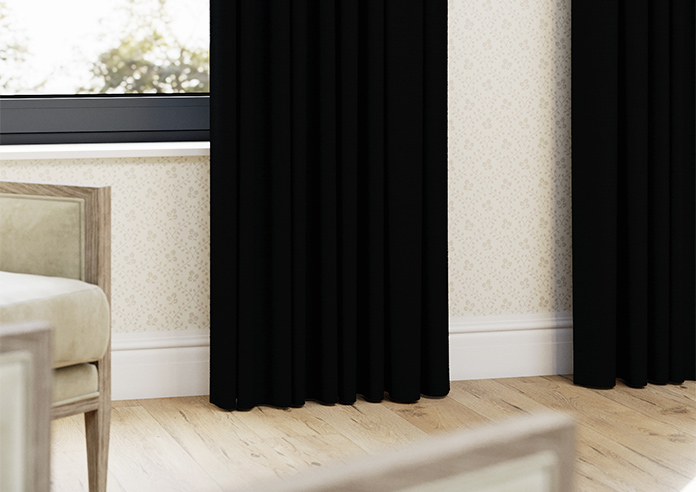 Tussah, Anthracite - Made to Measure Curtains - Image 5